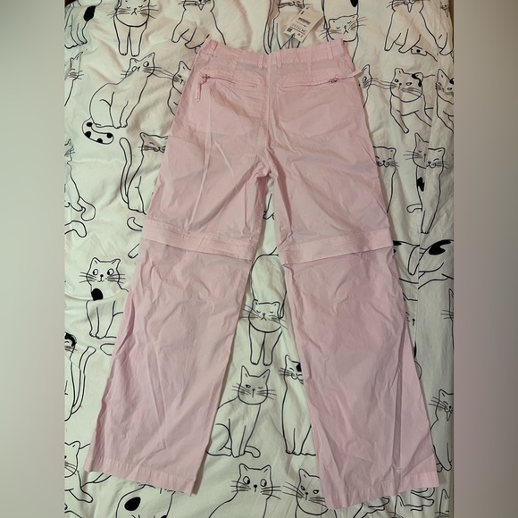 Zara Pink Convertible Cargo Pants Size 26 (US 2) - Picture 6 of 8